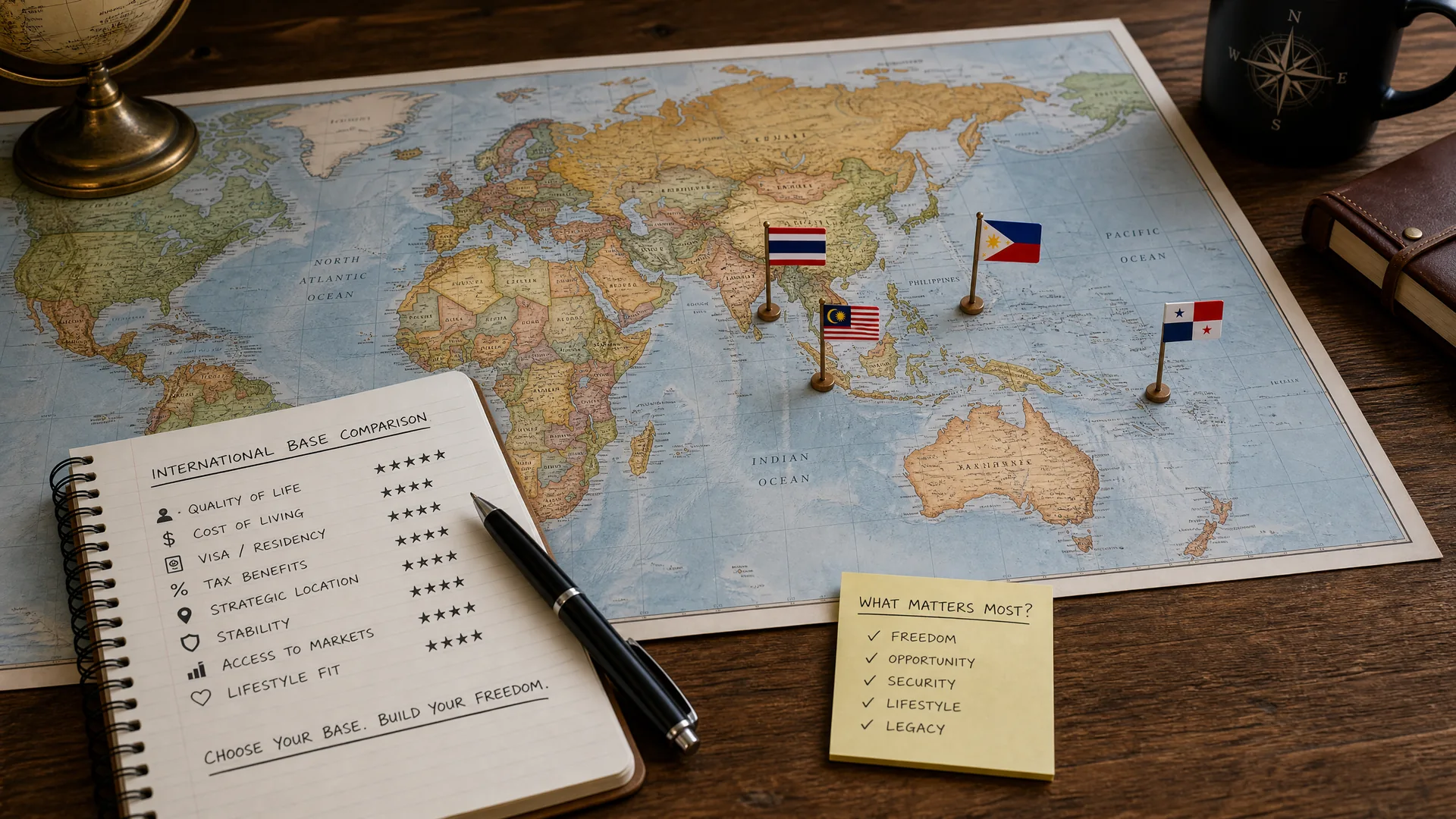 Philippines vs Malaysia, Thailand, and Panama: Choosing Your Base